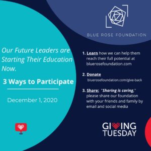 #GivingTuesday for the Blue Rose Foundation