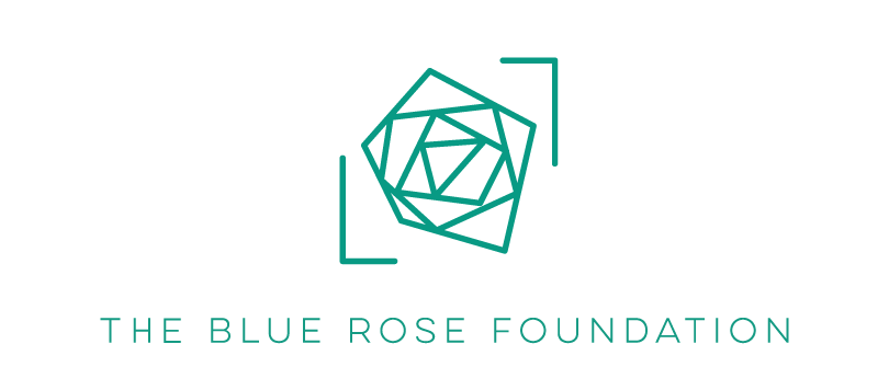New The Blue Rose Foundation Logo with name