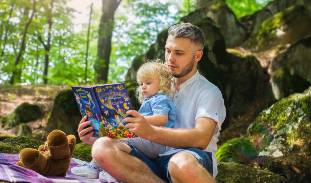 Take a moment to read to your kids